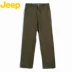 JEEP nam mới mùa xuân và mùa hè quần rộng giản dị jeep micro-thun quần nam kinh doanh quần nam JS18WP112 - Quần tây thường