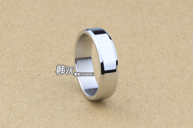Nhẫn nam Nhẫn thép titan Nhật Bản và Hàn Quốc Cá tính Đuôi Nhẫn Nhẫn đơn Nhẫn nam Tide Index Finger Độc quyền Trang sức Nhẫn chữ nhẫn đính hôn