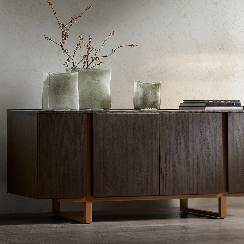 Tao Home Derek Pocklace Cabinet American furniture for opening door design living room porch cabinet