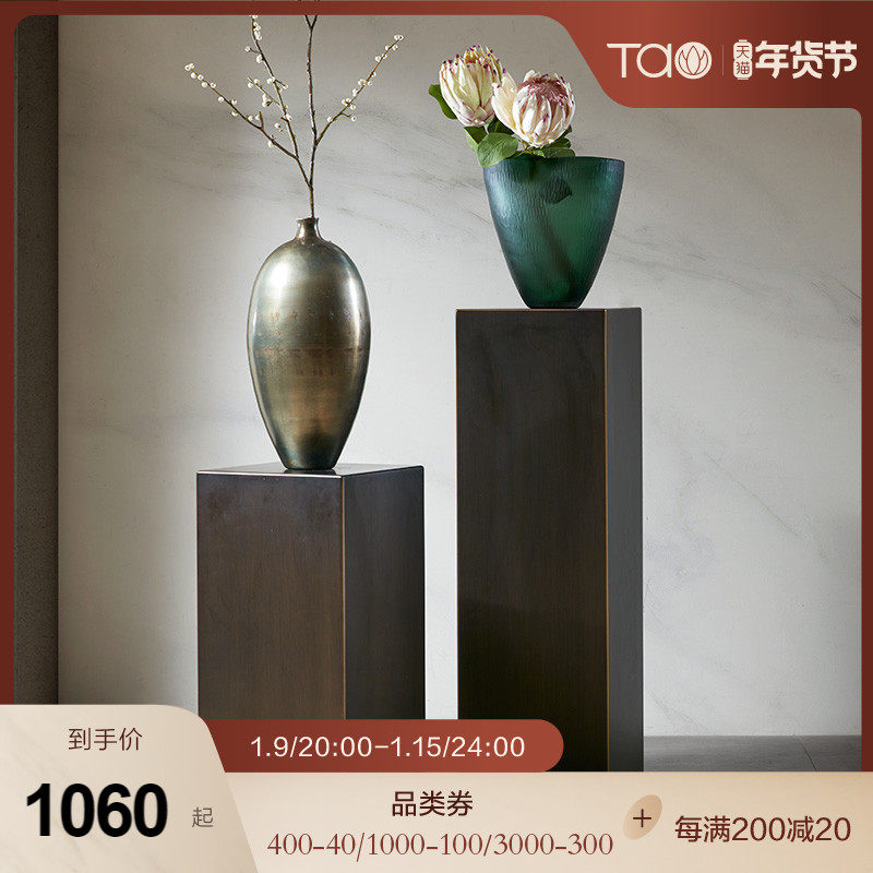 Tao home Pillar flower stand floor flower stand American furniture living room bonsai frame creative simple shelf