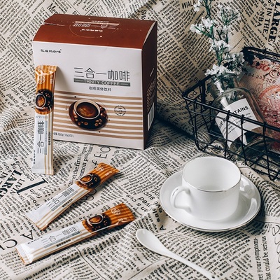 【凯瑞玛】三合一速溶咖啡50条装