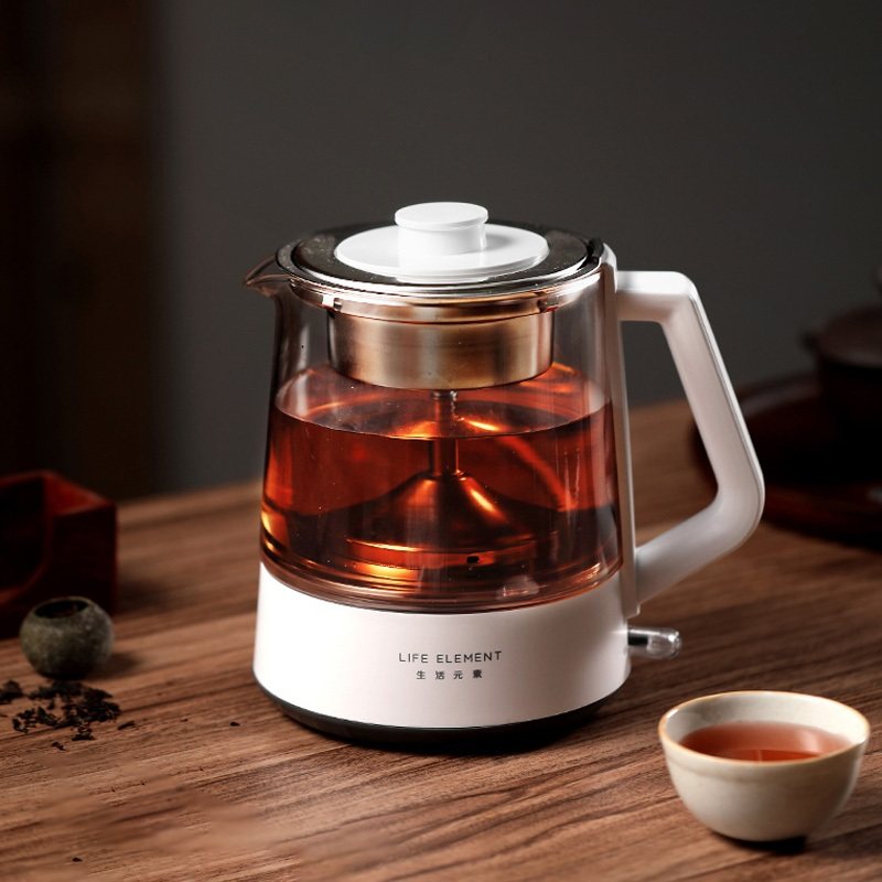 生活元素喷淋式煮茶器办公室mini全自动家用煮花茶黑茶小型养生壶