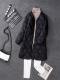 V-neck down jacket women's liner winter light and thin 2026 new white duck down mid-length warm fashionable jacket top