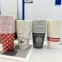 Net Red Ins Cute Disposable Cupcake Thickened Office Tea Cup Tendance Home Party Juice Drink Cups