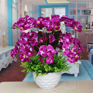 [Đặc biệt hàng ngày] Hoa nhân tạo Hoa lụa Hoa nhựa Hoa phòng khách Trang trí hoa Hoa chậu hoa nhân tạo Hoa bướm nghệ thuật - Hoa nhân tạo / Cây / Trái cây