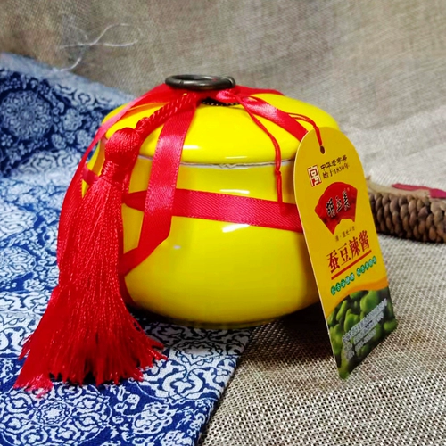 Новый год доставка Anhui Special Products Hui Pai Знаменитый соус Hu Yumei Ceramics Canva Sauce Saus 500 г синий и белый фарфор