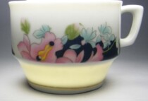 Jingdezhen factory goods old porcelain red orchid gold high-grade coffee cup tea cup Dragon Pearl Pavilion