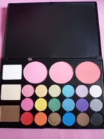 Ảnh studio trang điểm đĩa phấn mắt màu đất không nở hoa trang điểm nude pearlescent mờ trang điểm ren kết hợp trang điểm mắt - Bộ sưu tập trang điểm bảng mắt colourpop 9 ô