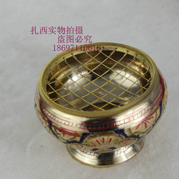 Nepal copper painted incense burner incense burner incense burner smoke for small incense burner