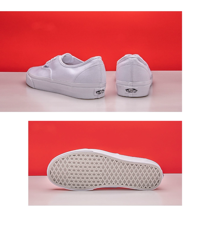 Vans Authentic Vans Giày nam Giày nữ Đôi giày Canvas Giày cổ điển