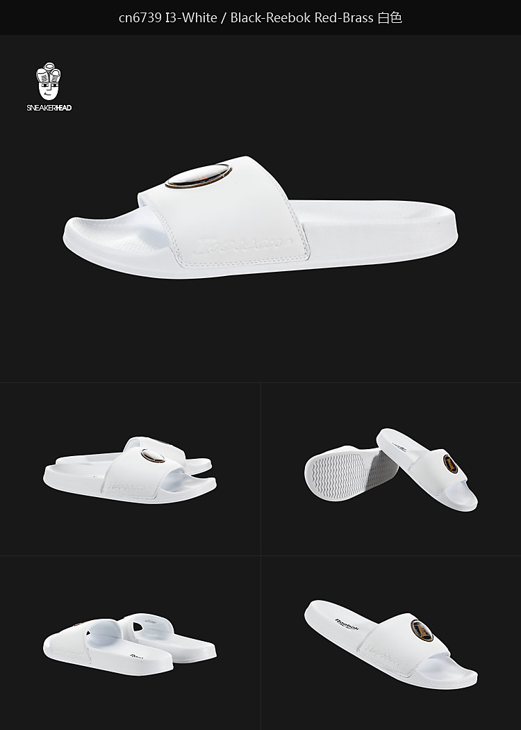 Reebok I3 Slide cổ điển Giày nam Reebok Dép đơn giản và thoải mái dép jordan