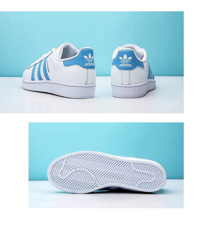 Giày thể thao Adidas Superstar Giày thể thao nam Adidas Giày nữ GS Shellfish Giày thường - Dép / giày thường