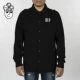HUF x Popeye Olive Fleece Coach Jacket Nam Casual Jacket Áo khoác nhẹ - Áo khoác thể thao / áo khoác