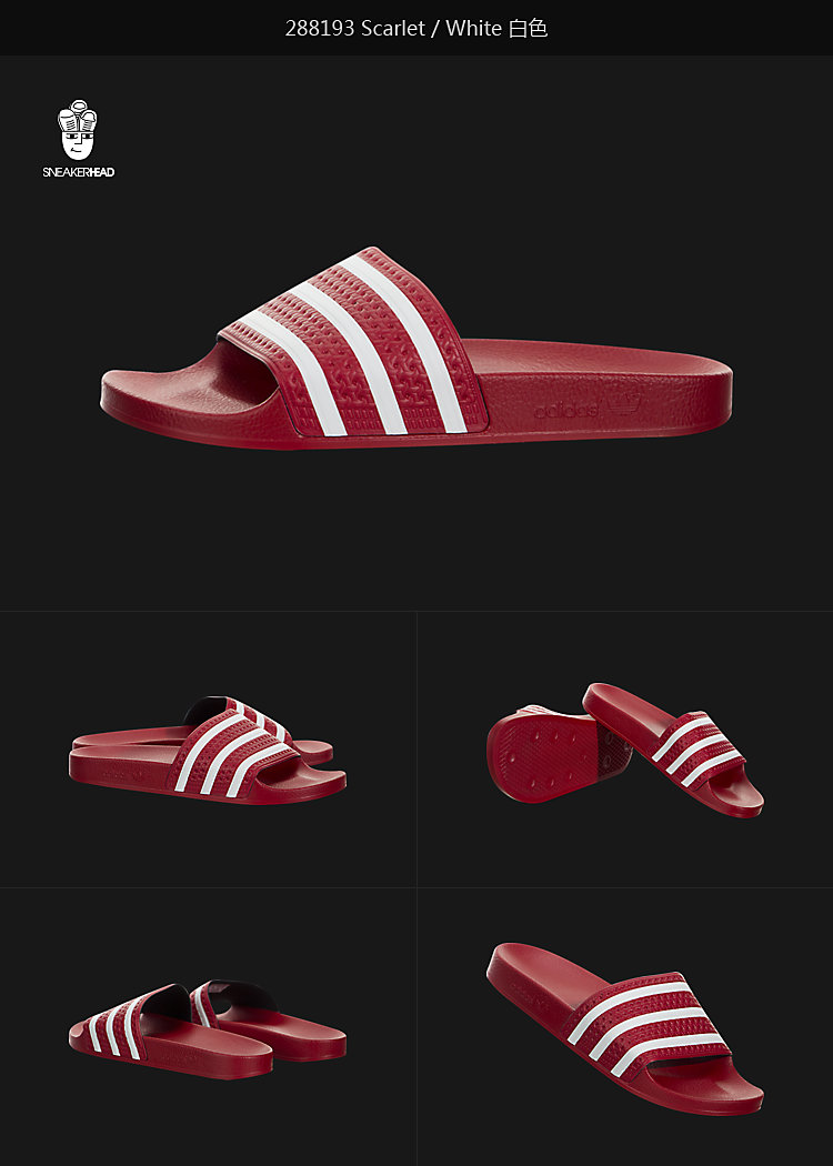 Adidas Adilette clover giày thể thao nam thời trang giày đi biển dép quai hậu đế cao