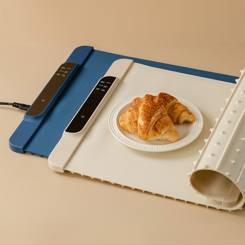 Flexible Foldable Silicone Constant Temperature Heating Table Mat, Household Heating Cutting Board, Insulation Mat, Table Hot Food Artifact Flexible Foldable Silicone Constant Temperature Heating Table Mat, Household Heating Cutting Board, Insulation Mat, Table Hot Food Artifact