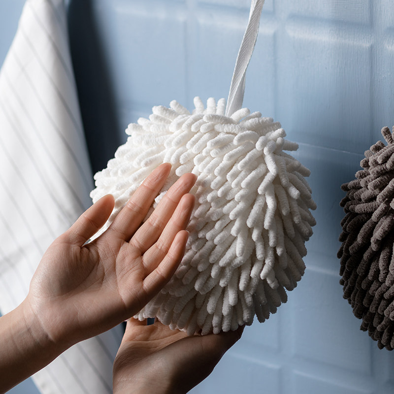 Thickened hand towel hanging type hand towel kitchen towel cute absorbent hand towel towel household hand towel