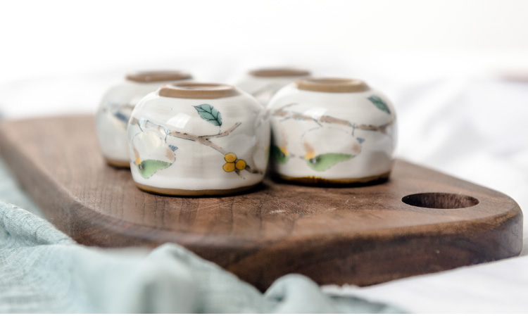 Rượu gốm thêu phong cách Nhật Bản đặt rượu vang trắng sake rượu vang trắng thủy tinh hộ gia đình nồi lẩu rượu vang ly rượu ly ly vang