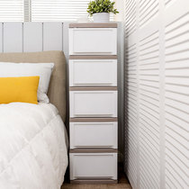 Alice plastic drawer storage cabinet childrens wardrobe kitchen slit narrow cabinet finishing locker Alice