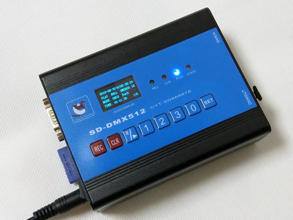 Professional DMX512 Light Show Recording Music Sync Play SD Offline Sandbox. Exhibition hall. KTV Advertising. Lighting