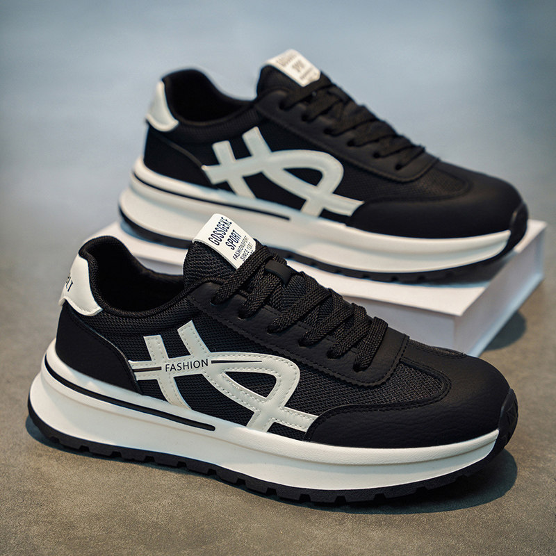 Men's Shoes 2026 New Winter Student Trendy Brand Versatile Sports Casual Running Non-Slip Travel Thick-Soled Dad Shoes