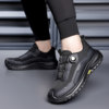 Rotating Buckle Men's Shoes 2025 New Winter Versatile Casual Sports Outdoor Hiking Lace-Free Breathable Non-Slip Trendy Shoes
