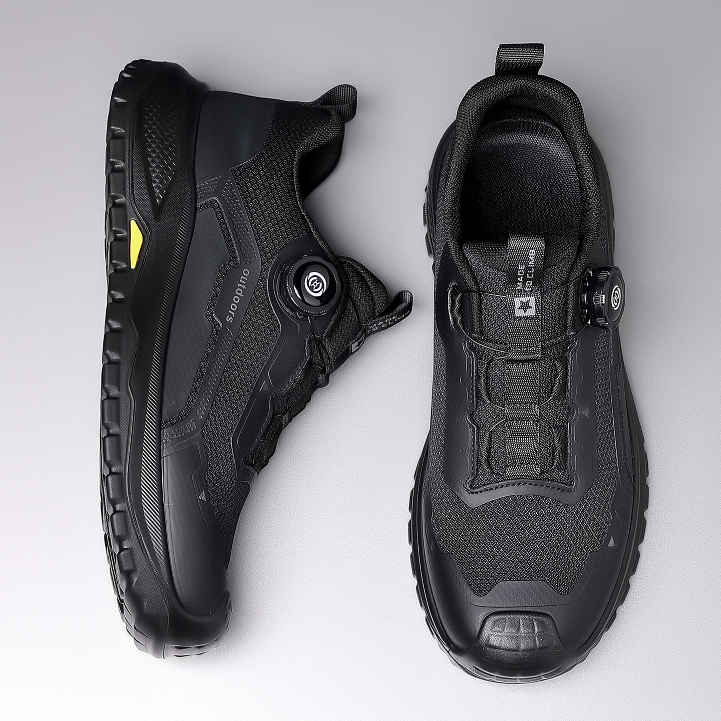 Rotating Buckle Men's Shoes 2025 New Winter Versatile Casual Sports Outdoor Hiking Lace-Free Breathable Non-Slip Trendy Shoes