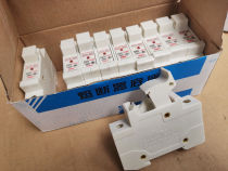RT18-32X safety base RT18-1P32 guide rail cylinder cap type ceramic fuse fuse holder 10*38