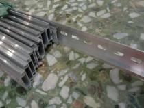 Aluminum 1 m rail 35mm outer card rail C45 empty guide rail electrical distribution box rail 0 8 1 0 1 2 thick