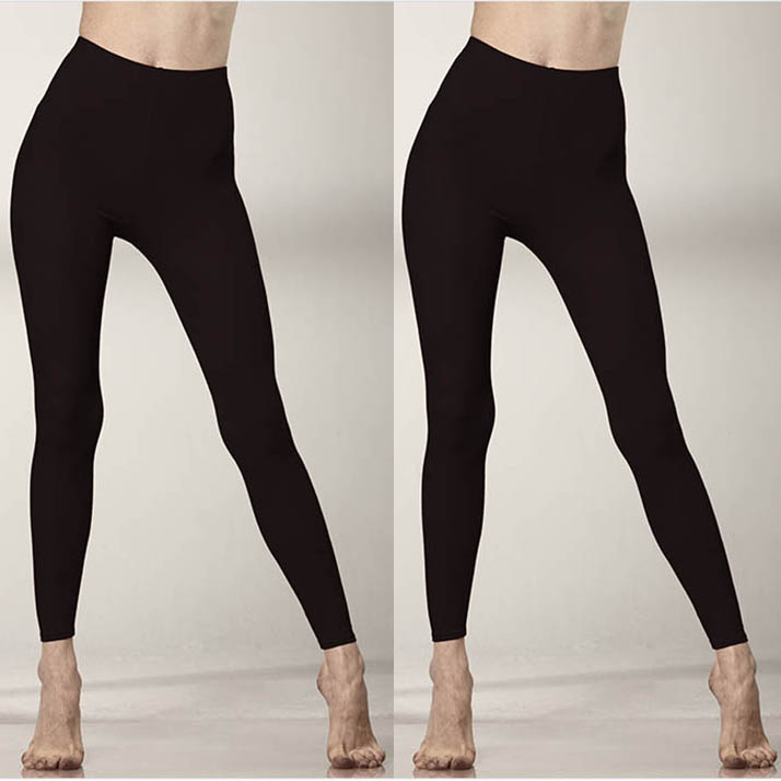 2 mẩu womens Lycra quần cotton mùa thu một mảnh womens giữa eo quần lót mỏng xà cạp cơ thể quần cơ thể mùa thu.