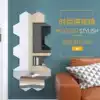 Hexagonal splicing mirror wall sticker Self-adhesive full-body full-body mirror home background wall decoration creative ins net red wind