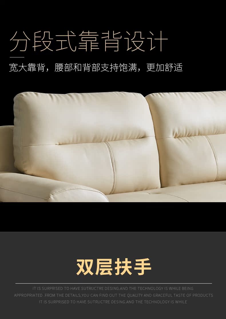 Sibu Lai sofa phòng da sống sofa da danh mục đầu tư căn hộ nhỏ đơn giản và hiện đại Bắc Âu đặc biệt - Ghế sô pha ghế giường sofa