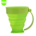 Du lịch Du lịch Di động Sáng tạo Mini Folding Cup Silicone Cup Kính thiên văn Du lịch ngoài trời Uống nước rửa cốc bình giữ nhiệt Tách