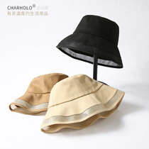 Chenghu snail spring and summer sun hat female hat mesh big line hat fisherman hat outdoor play shade foldable