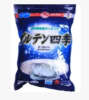 Japanese original Marujiu bait four seasons wild fishing crucian carp bait 250g fishing gear