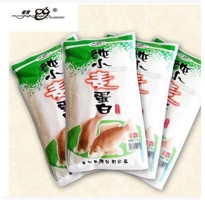 Old ghost fish bait pure wheat protein high-gluten drawing powder mesh protein fiber 100g fish feed