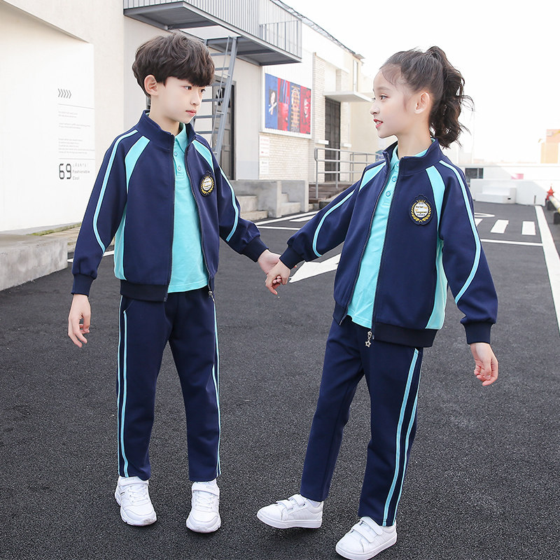 School uniforms for primary and secondary school uniforms Spring and autumn clothes college Wind children class clothes teachers kindergarten garden clothes with three sets customized