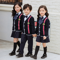 Aristocratic Academy style kindergarten Garden clothes autumn suits childrens cardigans class clothes autumn and winter sweaters primary school uniforms