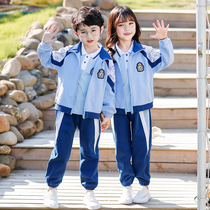 Primary school childrens school uniform suit kindergarten garden clothes Spring and autumn clothes childrens fall class sportswear sportswear recital outfits