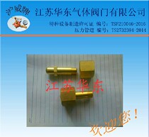 Oxygen nitrogen argon hydrogen carbon dioxide valve pressure reducer flexible transition joint G5 8 to NPT1 4