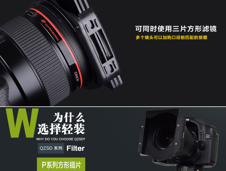 Thời đại nhẹ, độ dốc gương vuông đặt máy ảnh DSLR GND Canon giảm gương chiếu sáng khung màu xám chèn bộ lọc - Phụ kiện máy ảnh DSLR / đơn túi máy ảnh nikon