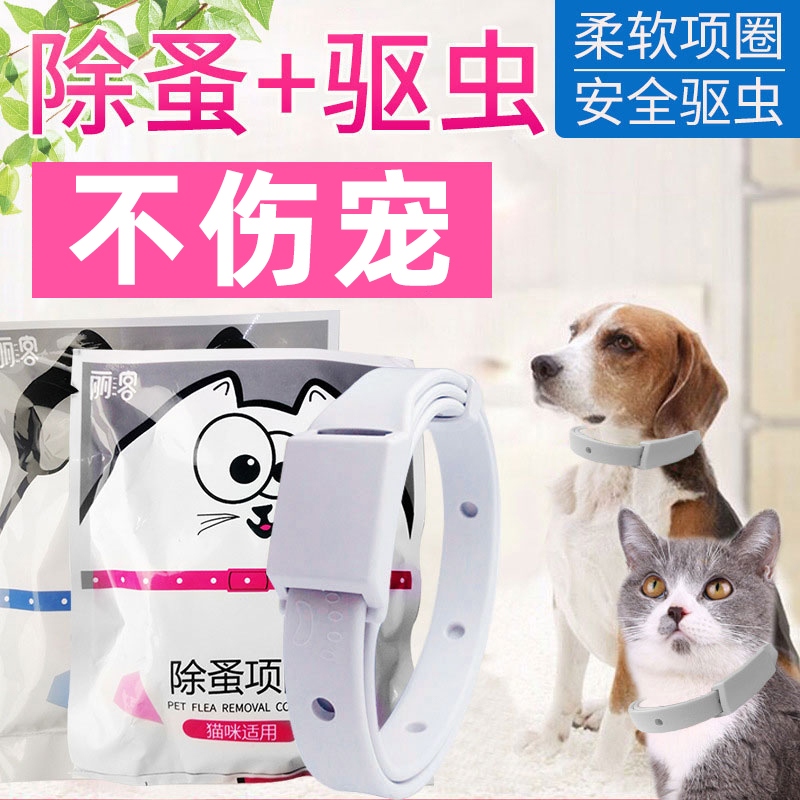 Pooch deworming collar kitty Pets Neck Pet Neck dog Circle in vitro Dog with flea lice anti-flea neck ring ring