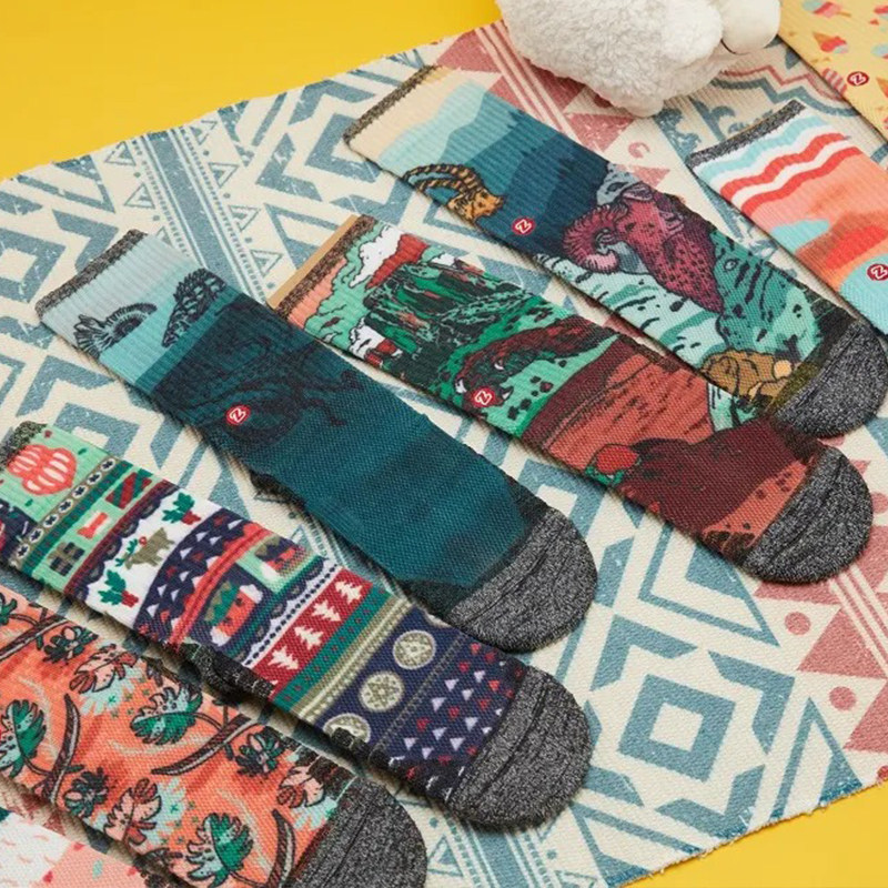 Zeal Wood Racing Fitness Training Outdoor Autumn Winter Sports Socks Comfort Perspiration Speed Dry Climbing Wool Socks