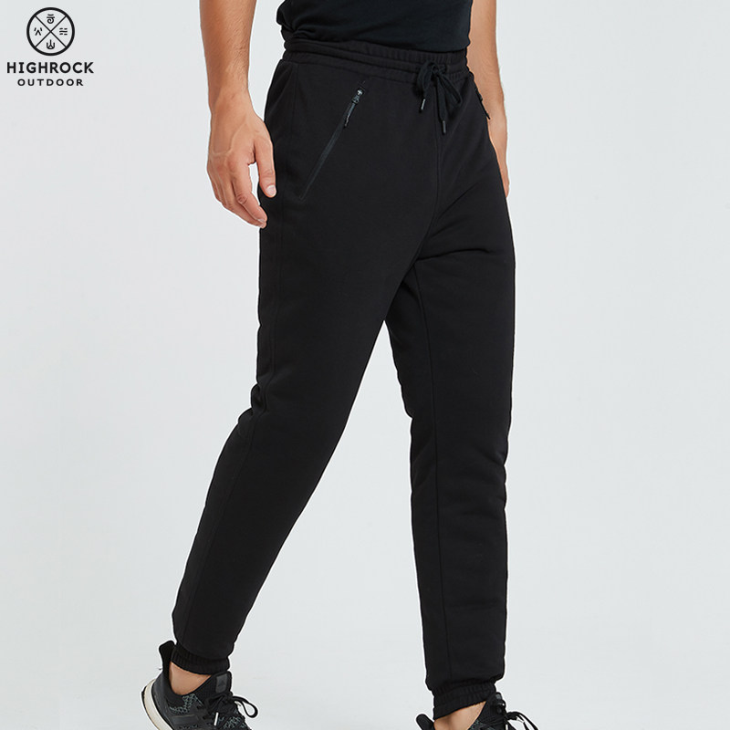 Highrock Tianshi autumn and winter outdoor sports down pants men's and women's outer wear goose down sweatpants sports mountaineering