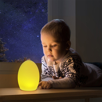 Bedside Sleep Light Egg-shaped Outdoor Charging Remote Control Table Decoration Subwarhead Small Night Light Creative Bar Atmosphere Light