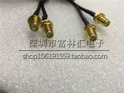 RG174 silver plated radio frequency connection jumper SMA-KK SMA male thread inner hole turn male hole 50 ohm