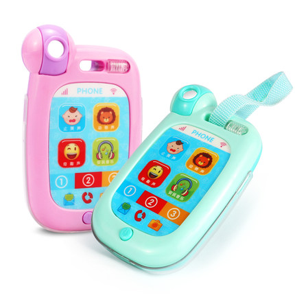 七八个月宝宝玩具手机可充电0-1-3岁可咬防口