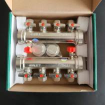 All-copper water distributor forged and integrated 1 2-inch DN32 main bar large flow floor heating water distributor dedicated for home decoration