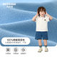 Qi Qixiong boys suit summer baby cotton short-sleeved children's polo shirt children's clothing boy sports school uniform summer