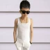 Phiên bản Hàn Quốc của giới trẻ mới Áo vest cotton mỏng thanh lịch bó sát thể thao cơ sở màu sắc rắn vest vest nam ao khoac vest nam Áo vest cotton