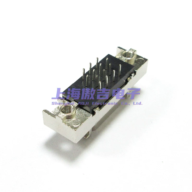 Đầu nối MDR 2,54mm SCSI/CN-14P Bảng hàn pin thẳng Nữ có rãnh Ổ cắm ổ đĩa servo